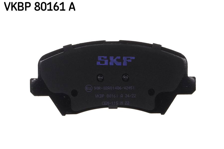 SKF VKBP 80161 A Bremsbelagsatz, Scheibenbremse